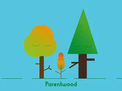 Parentwood charachter design children book illustration childrens book childrens illustration dribbble best shot flat design green illustration art nature illustration personal project pun vector vector art
