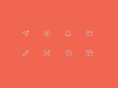 TouchBistro Icons app icon icon design icons illustration line icons minimal minimal icons minimalist mobile app ui vector web