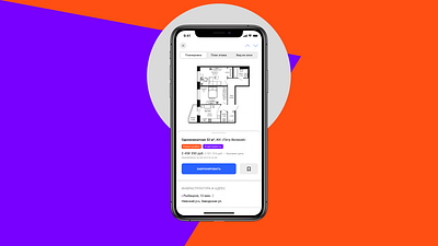 Mobile App Concept | Real estate | Apartment search app design interface mobile ui ux