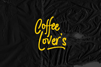 Coffee Lover's branding hand drawn handmade illustration logos logotype typography vector