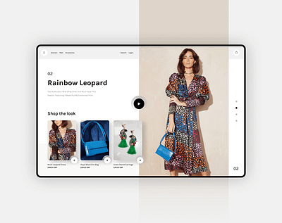 The Fashion Store clean ecommerce fashion modern store ui ui design uiux ux webdesign