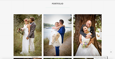 Wedding Photographer Website design dribbble followers ui ux web web design webdesign webdesigner website