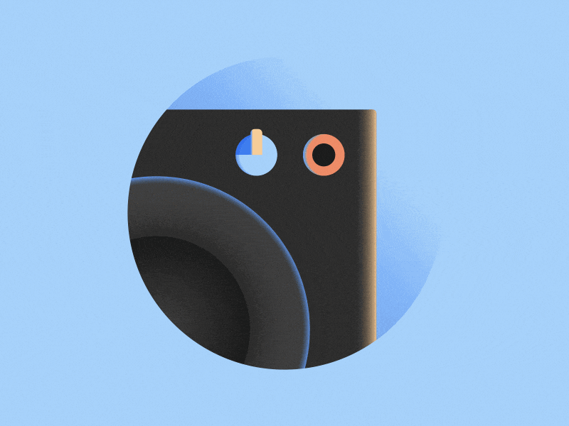 Guitar Amplifier after affects amps animation band guitar amplifier instrument cable loop motion graphics music rock and roll sound ui animation vector illustration