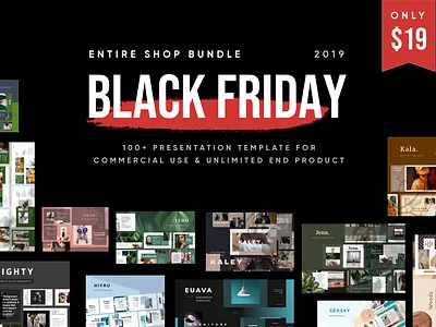 Black Friday: Entire Shop Ultimate Bundle deck google slide keynote pitch powerpoint ppt pptx presentation presentation layout slide template