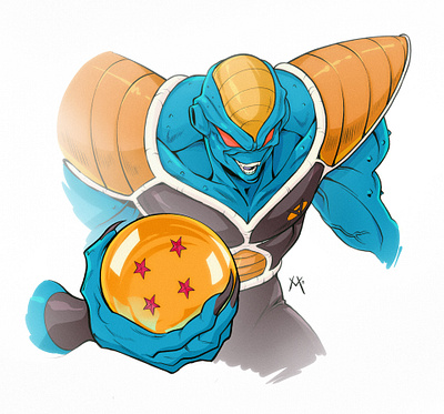 Burter anime burter character design comics comicsart concept art dragon ball z dragonball z draw ginyu force illustration manga sketch superhero