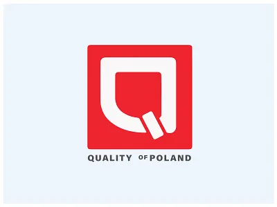 Quality of Poland logo logo design logotype poland q letter quality