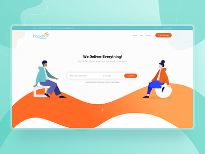 Hapdel - Service Experts Directory Website Mock-up experts hero illustration rezfelix service slide slider theme theme design theme for wordpress themeforest ui ux web web design webdesign website wordpress