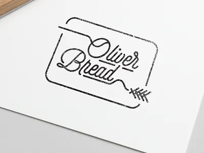 Oliver Bread branding branding design bread food gluten logo rejects script logo typography wheat
