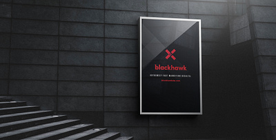 Blackhawk DM Poster brand design brand elements brand identity branding digital agency graphic design logo marketing mockup poster print design visual design visual identity