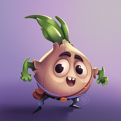 Onion Boy cartoon character character design characters game art game character raster