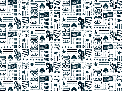 Susan B's Vegetarian Eatery (4/5) adobe adobe illustrator branding design graphicdesign illustration packaging restaurant vector