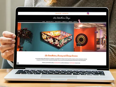 Devine Design Website for Art Installation Design design web design websitedesigner wordpress