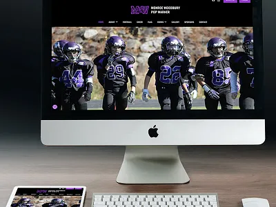 MW Pop Warner Website DevineDesigncom design web design websitedesigner wordpress