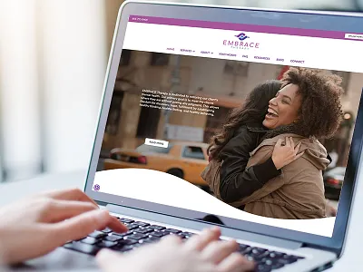 Embrace Therapy DevineDesign design web design websitedesigner wordpress