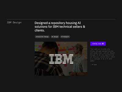 Portfolio Updates – coming soon design ibm ibm design portfolio design ui