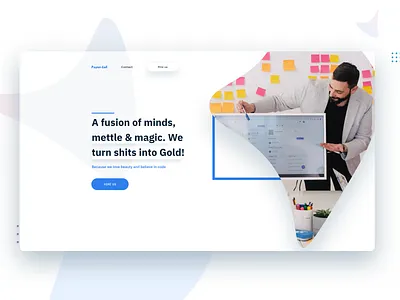 web agency clean design minimal ui web website