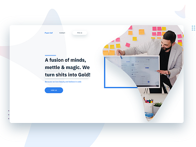 web agency clean design minimal ui web website