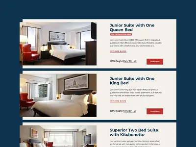 Listing Module listing page module responsive design web design