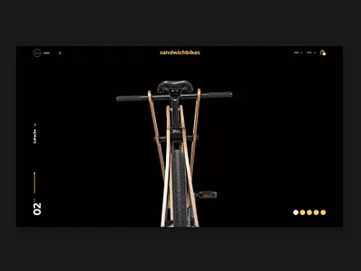 Sandwichbikes - concept1 branding concept flat portfolio ui ux webdesign wood