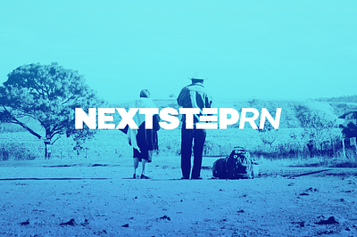 NextStep RN - Brand Identity Styleframe advertisement brand brand identity branding duotone gradient health care healthcare identity design logo logomark logotype medical care medical logo nextstep nurse nursing rn travel typography