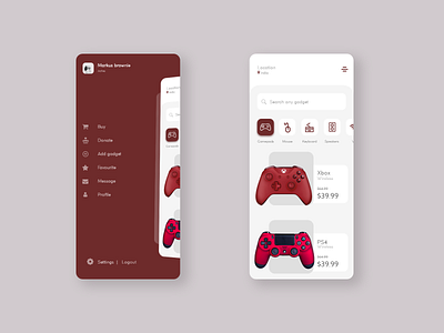 DailyUI #11 : Gaming store UI adobe xd app design bangalore designer gamer gaminglogo minimal trending ui uidesign uiux web design webdesign