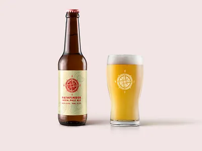 Pathfinder | India Pale Ale | Beer Label design beer beer art beer branding beer label brand identity branding branding design design icon illustration label design packaging design topograpgy typography