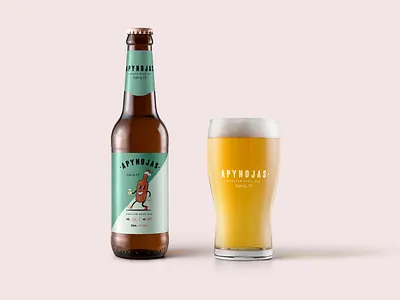 APYNOJAS vol.2 | Beer label design beer beer art beer branding beer label bold brand identity branding design illustration typography