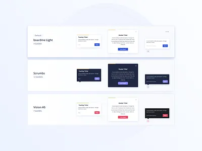 Boardme Theme Cards UI Design boardme ildiesign onboarding onboarding ui themes themes card themes design themes page themes ui themes ui design tooltip ui ui design ux