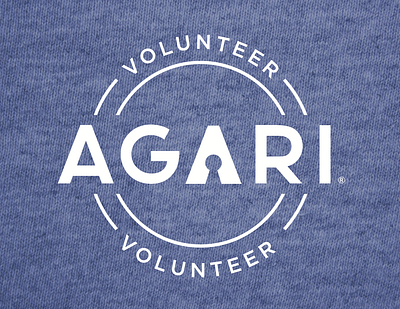 Agari Volunteer Tshirt design graphic design illustration logo swag tshirt tshirt art tshirt design typography volunteer