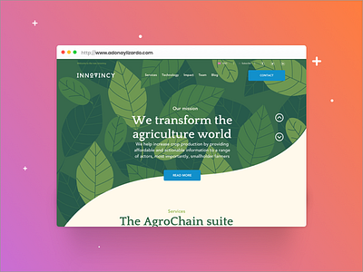 Website redesign farm nature redesign redesign concept responsive technology ux uxui webdesign