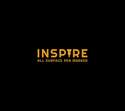 "INSPIRE" logo for Acrylic Pen Company. acrylic pen logo branding branding concept branding design inspire logo logo design logo designer logodesign logos logotype pen logo portograph