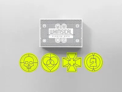 Whimsical Playing Arts | First Edition concept icon illustration minimalist minimalist logo oksal yesilok oksalyesilok package design packaging packaging design playing arts playing card playing cards playingcards print design product design redesign sticker symbols whimsical