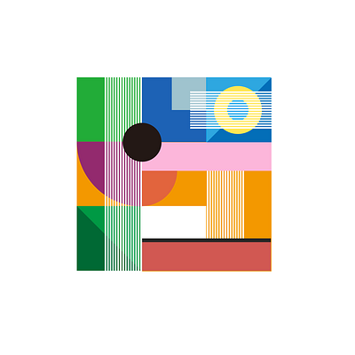 Nov_W4_Collage abstract collahge color design flat geometry graphic graphic art illustration material design
