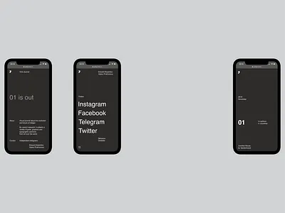 Grid Journal concept design graphic design grid helvetica hero home layout magazine minimal mobile mockup poster swiss typo typography ui web website