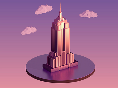 City Kit 3d animation c4d cinema cinema4d cities city empire state empire state building new york nyc