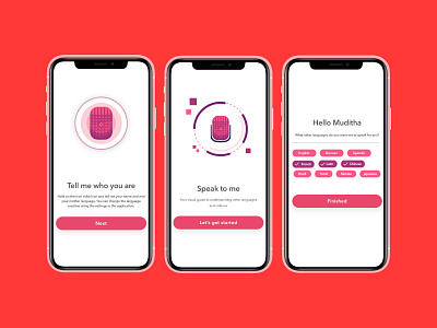 Language translator design illustration mobile typography ui ux ux design vector