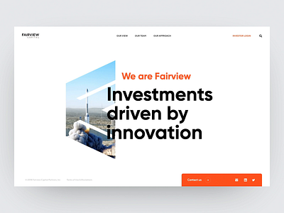 Fairview Capital - Homepage animation animations gif gift hero hero section landing landing page load loading ui ux web website