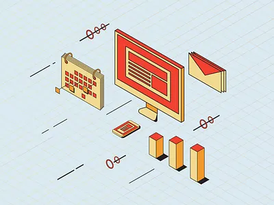 Organize Your Newsletters calendar desktop email marketing iso scheduling