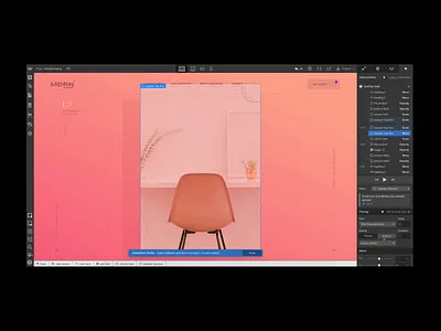 Custom easing curves animation interaction interface webdesign webflow