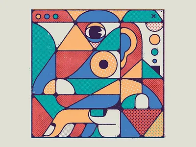 Glitch abstract abstraction cubism distressed eye geometry glitch guadalajara halftone hand illustration mexico playoff psychedelic psychodelic textures wix