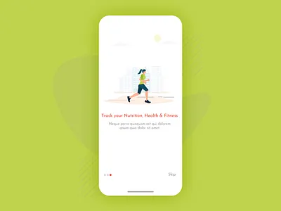 Onboarding Screen (Fitness App) app appdesign clean design illustration mobile ui onboarding onboarding illustration onboarding screen onboarding screens onboarding ui screens sketch typography ui vector
