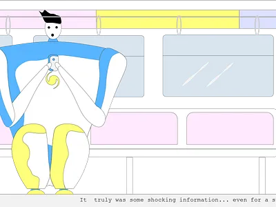 Even for a superhero branding canada design flat hero human illustration large line miniatures minimal person pink shocking subway super typography ui ux web
