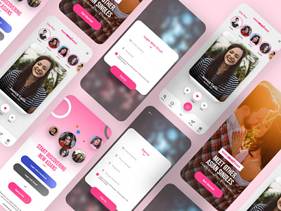 Dating app UI Design app design app screen dailyui dating app dating app ui dating app ui design uiux