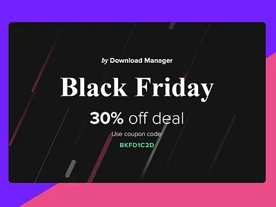 Black Friday offer on WordPress Download Manager black friday offer wpdm