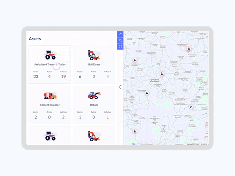 Tracking Page admin dashboard admin panel animation dashboad gif illustration mapping morden prototype prototype animation tracking user experience design ux