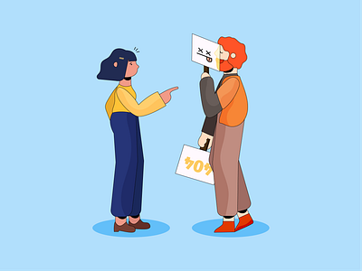 Glitch. 404 error characters couples glitch illustration playoff wix