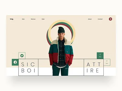 1mg animation colors ecommerce fashion interaction landing page minimal ui uidesign ux webdesign website