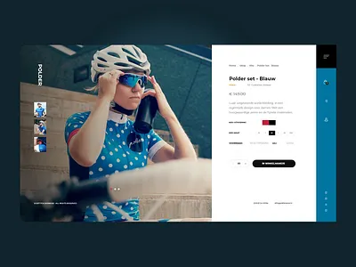 Polderwear-Ecommerce clothing label concept design webdesign