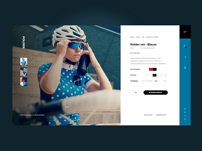 Polderwear-Ecommerce clothing label concept design webdesign