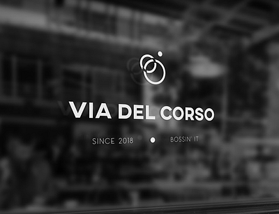 Via Del Corso Designed by Workdog branding creative design graphic design logo logo design logo design branding marketing marketing agency
